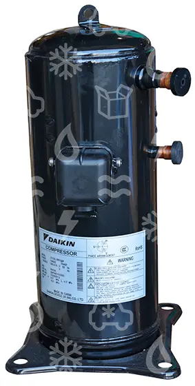 kompresor scroll DAIKIN, JT125G-P8Y1, 45570 BTU, R410, 380 V, 50Hz